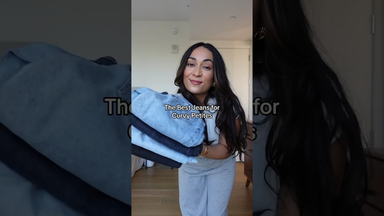 The Best Jeans for Curvy Petites #levis #aritzia #djerfavenue #goodamerican #styletips