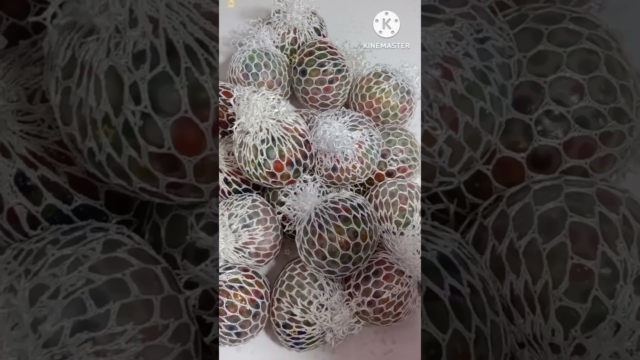 Rainbow mesh squishy strees ball/rating stress balls/shorts