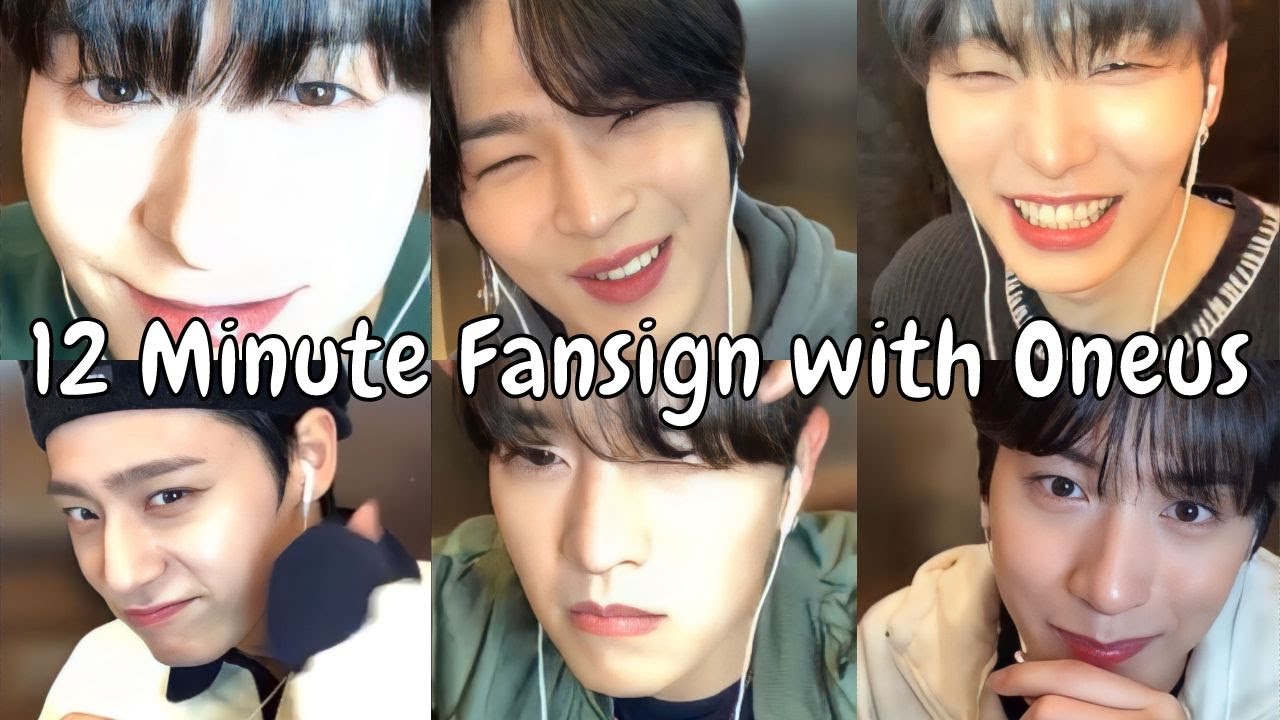 [Oneus Fansign] I met all of Oneus at a group fansign!