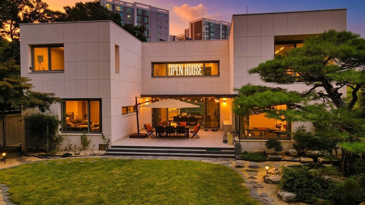 《랜선집구경》 강남구에 이런 고급주택이 있었네요! 정원만 80평 벙커주차4 침실6 욕실4 서울시 역대급 대형 단독주택 Korean Luxury House Tour 대저택