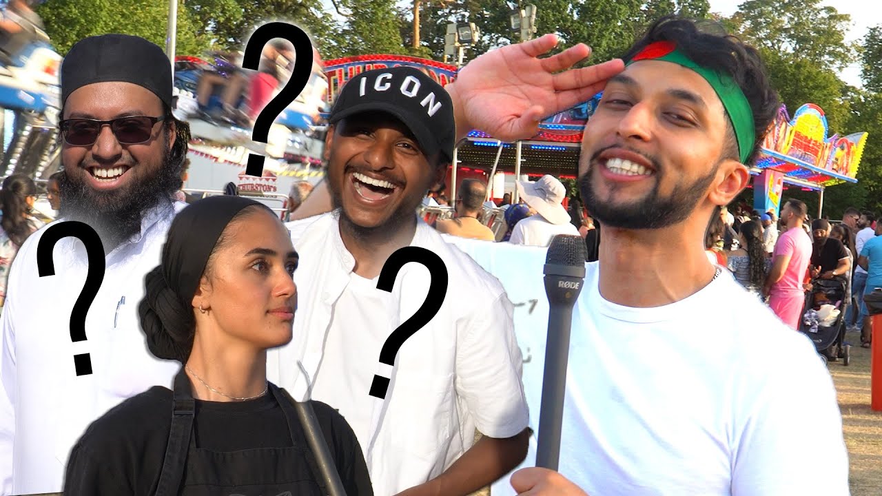 QUIZZING RANDOM MUSLIMS at Eid in Bedford! - SMASHTALK