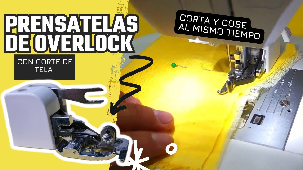 NO TE COMPRES UNA MAQUINA OVERLOCK !!! antes de ver este video (prénsatelas de falso overlock)