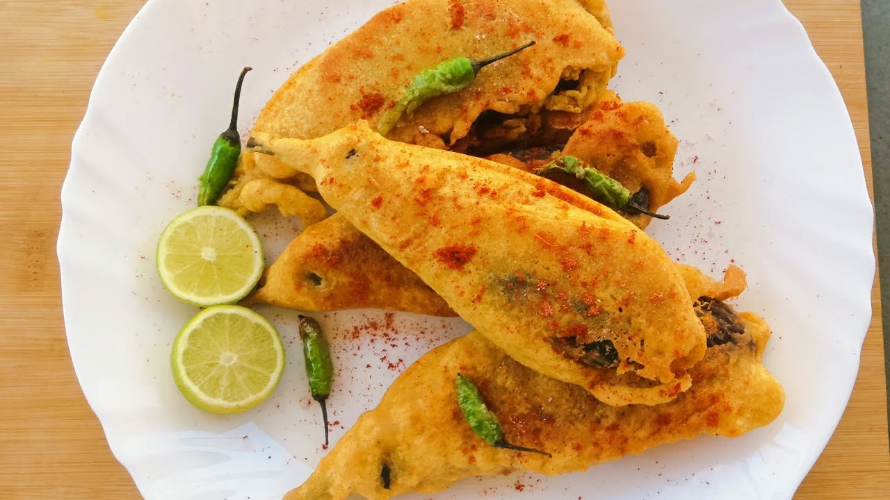 आज घर पर बनाया कुरकुरा और मसालेदार Stuffed बैंगन पकौड़ा 😋 | शाम की चाय के लिए परफेक्ट स्नैक 