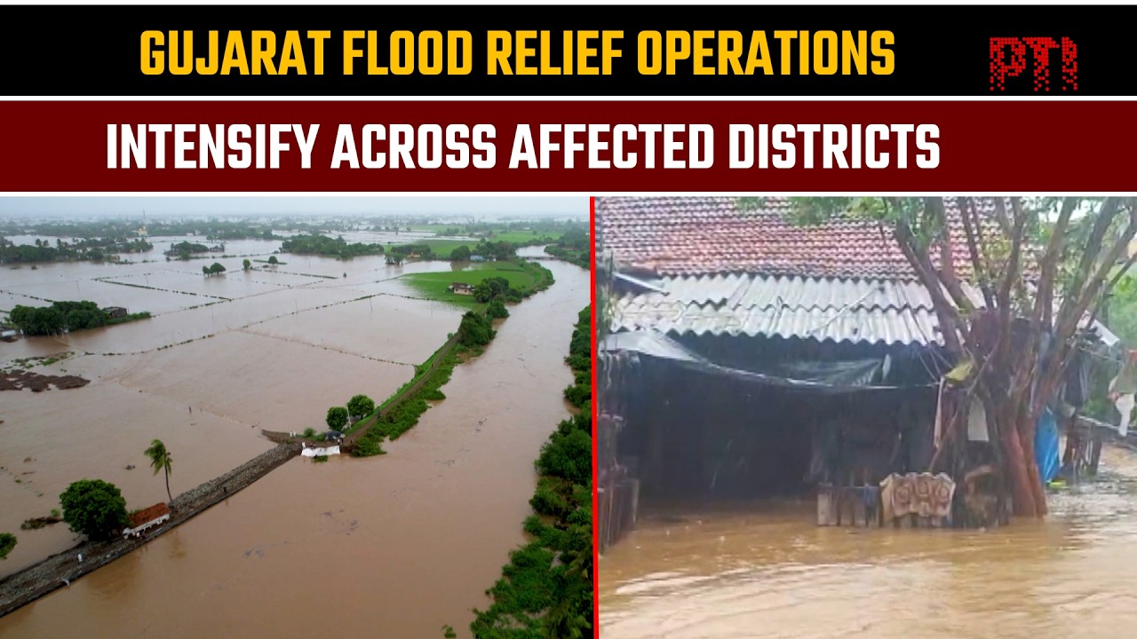 Gujarat flood relief operations intensify across affected districts