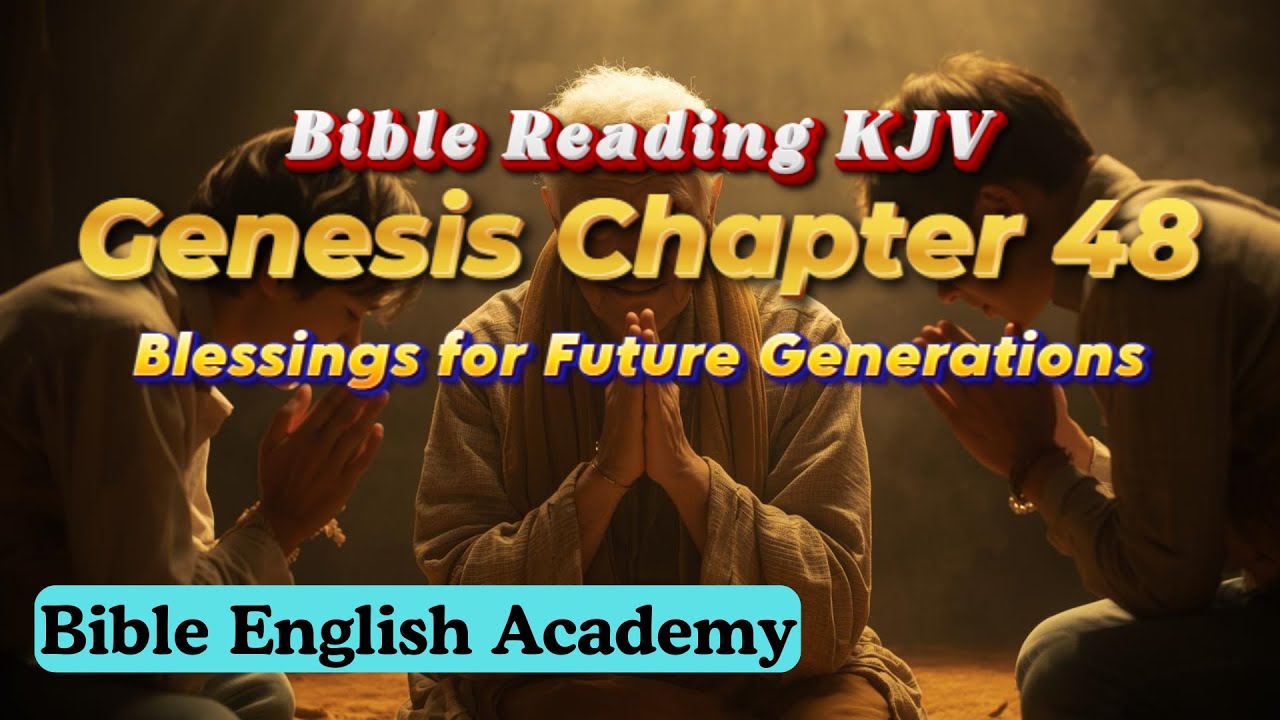 Genesis Chapter 48 — Blessings for Future Generations | KJV #biblereading #bibleaudio