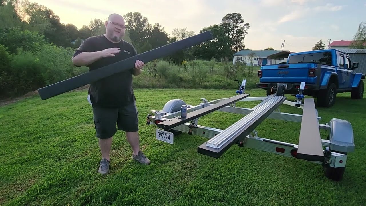 ULTIMATE BUNK BOARDS REVIEW - GREAT KAYAK TRAILER UPGRADE