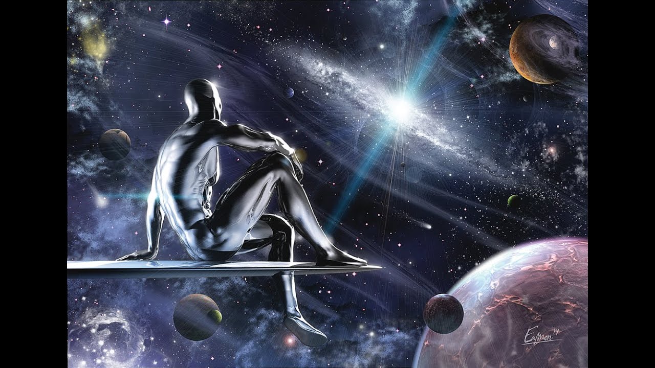 Ambient Space Chill Out Music with Silver Surfer