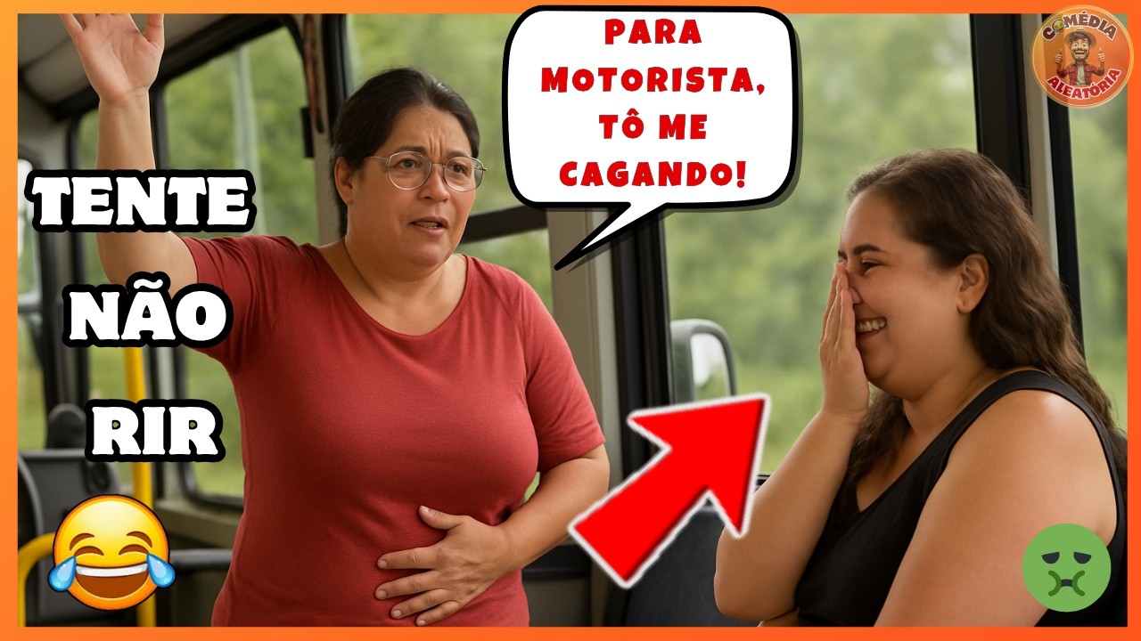 😂 SOLTOU O BARRO NO BUSÃO! AS FULERAGENS MAIS ENGRAÇADAS GRAVADAS POR CÂMERAS😂 #tentenãorir #comédia