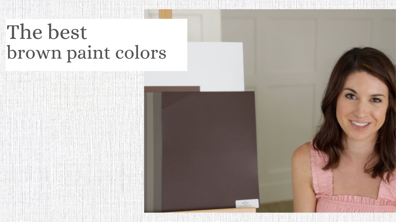 The best brown paint colors