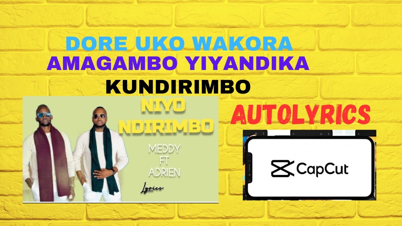 Dore Uko wakora Indirimbo Amagambo Yiyandikaho (Auto Lyrics) @Gatarifred #nigute #autolyrics