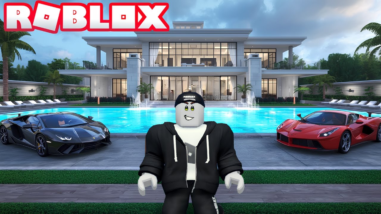 J’AI ACHETÉ LA VILLA D'HOLLYWOOD LA PLUS LUXUEUSE | ROBLOX 😱💎 (Piscine géante + Voitures de rêve)