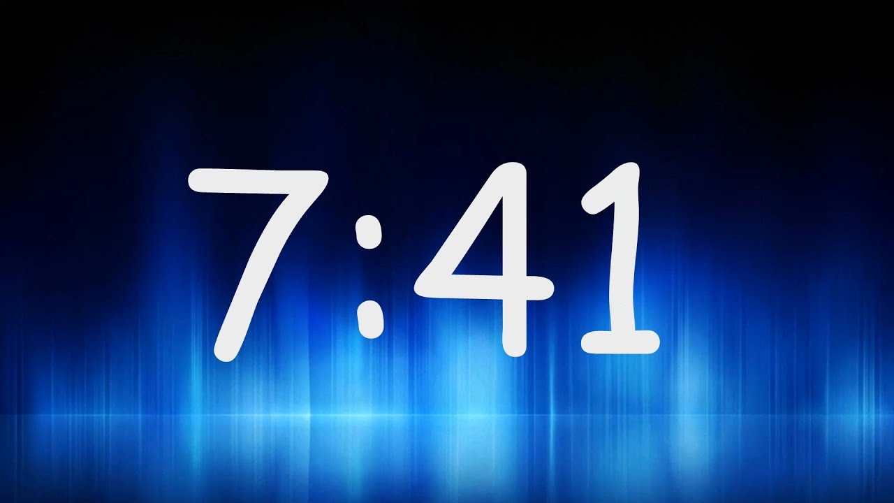 7:41 Minutes Timer / Countdown from 7min 41sec