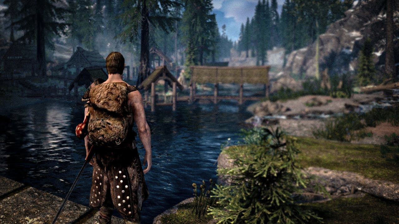 Я играл за искателя приключений в Skyrim