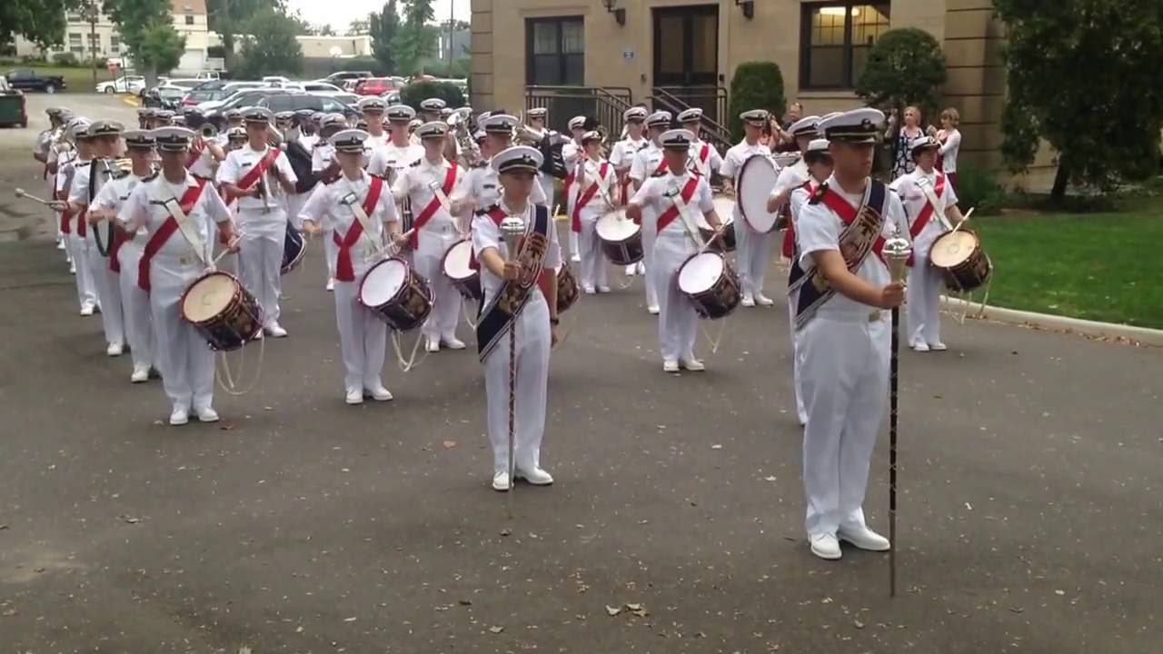 US Merchant Marine Academy Morning Colors March In