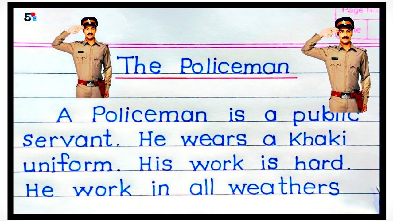 essay on the policeman//policeman essay in english//the policeman essay 10 line on the police//#5pe
