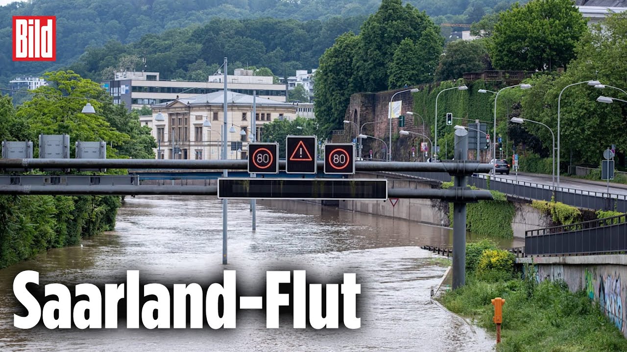 Hochwasser in Saarland: An vielen Orten steigen die Wasserstände