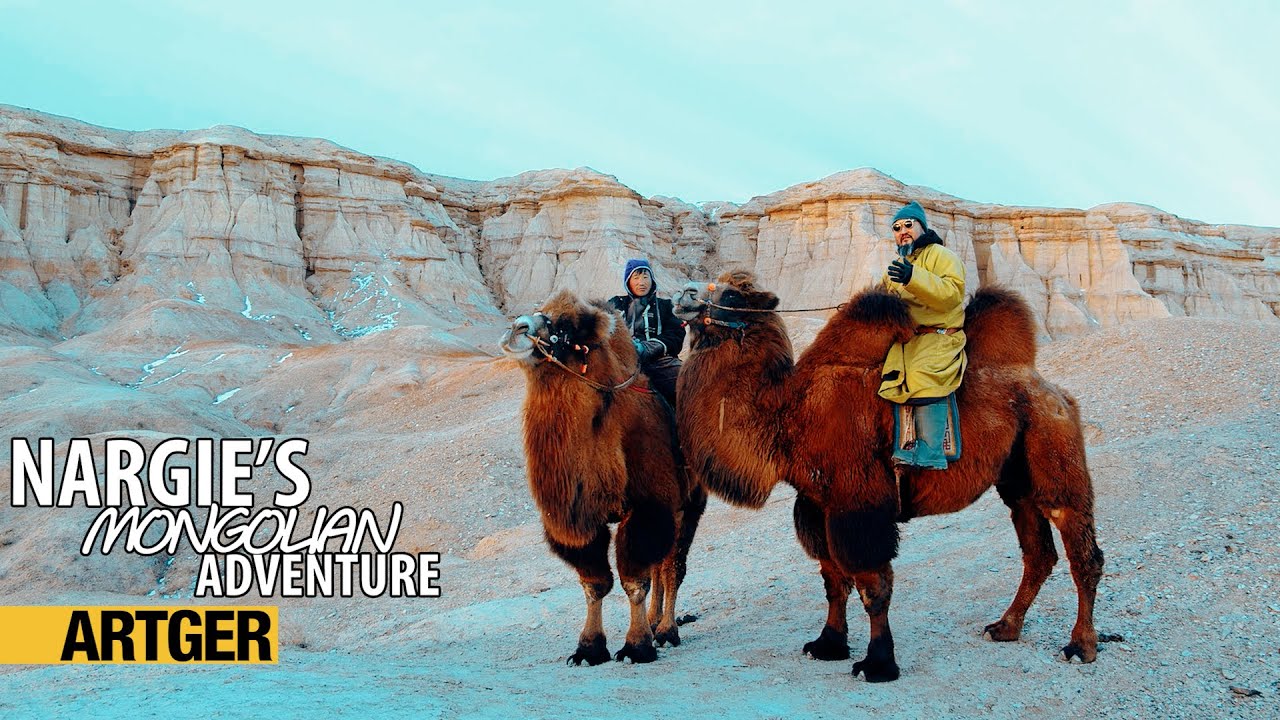 TSAGAAN SUVARGA: Fascinating Cliffs White Stupa of Mongolian Gobi | Nargie's Mongolian Adventure