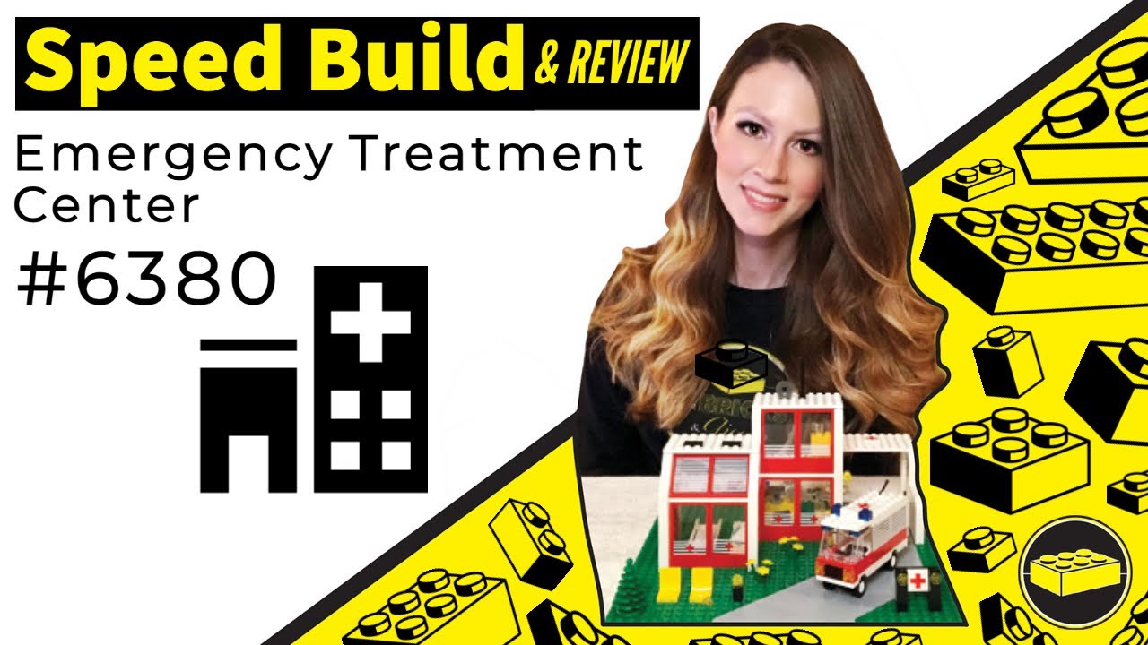 LEGO&reg; Classic Town Set 6380 Emergency Treatment Center Speed Build and Review