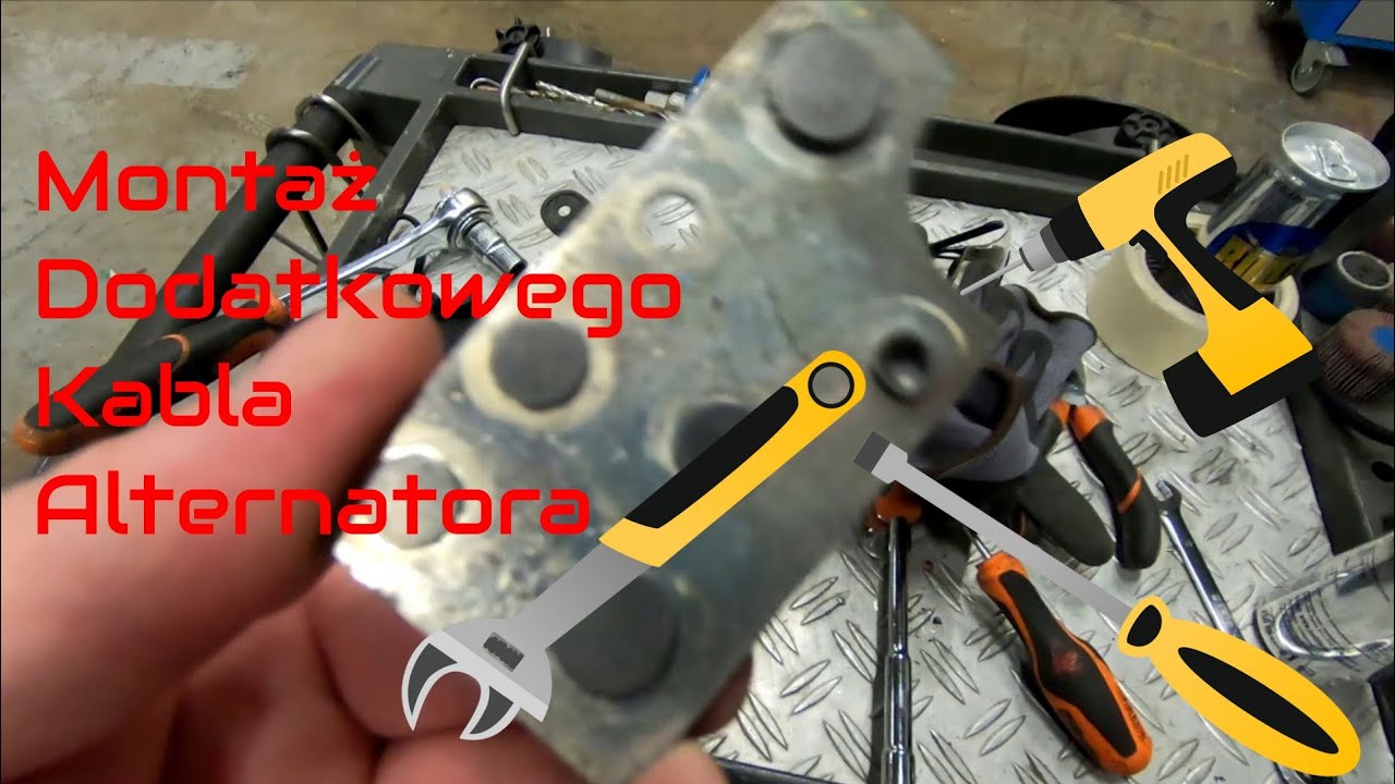 Audi A4/A5/Q5 B8 - Montaż dodatkowego przewodu alternatora/Installation of an alternator cable DIY