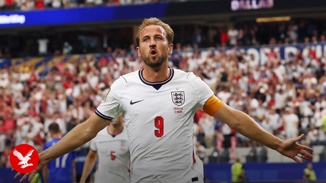 England fans go wild for first goal of the World Cup