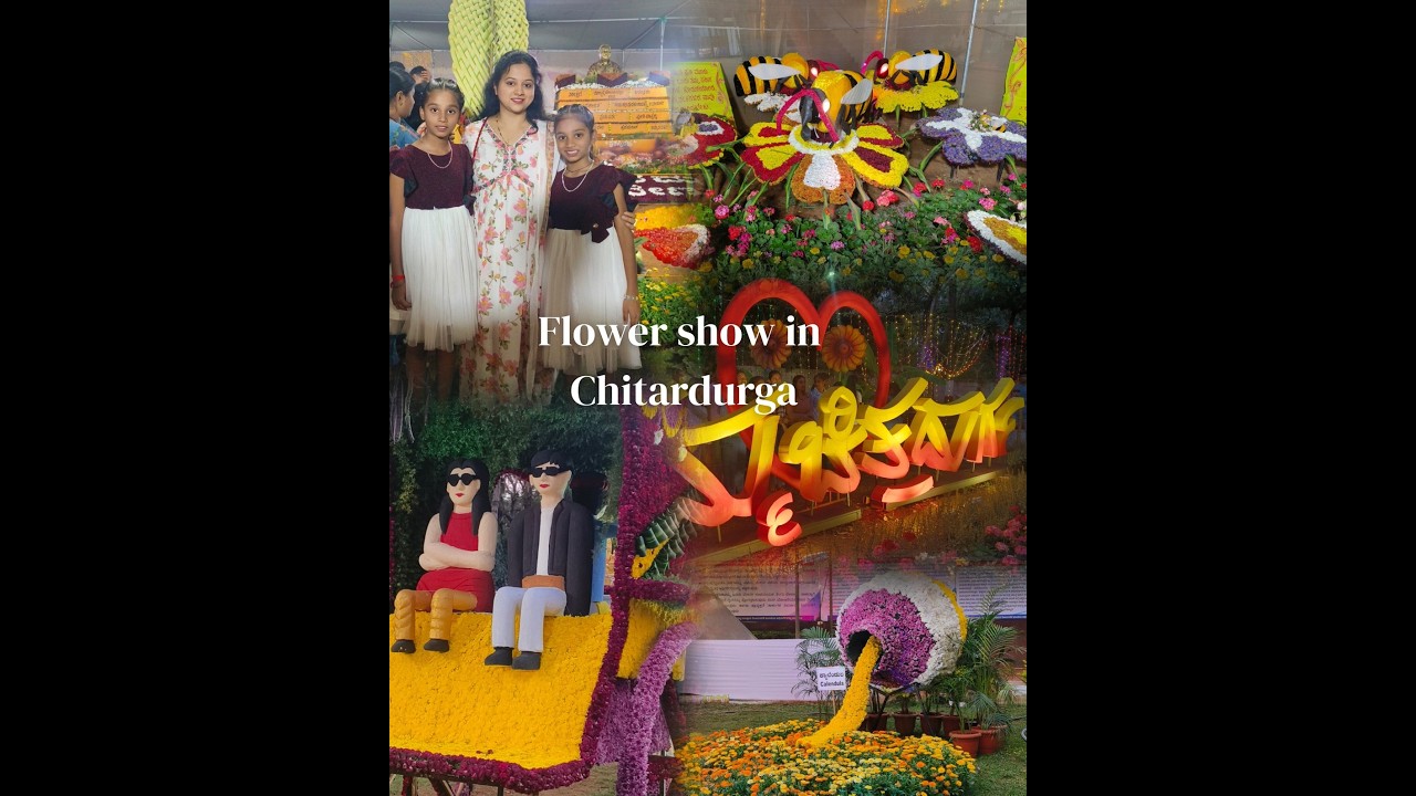 Weekend flower show at Chitradurga 2026 | 20th Feb to 22nd Feb | Family time | Must visit