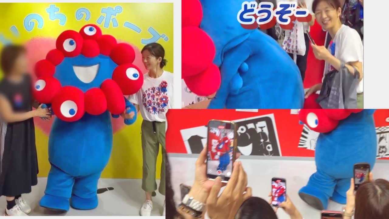 大阪万博ミャクミャクが可愛い！ファンサービスが最高のミャクミャクハウス✨
