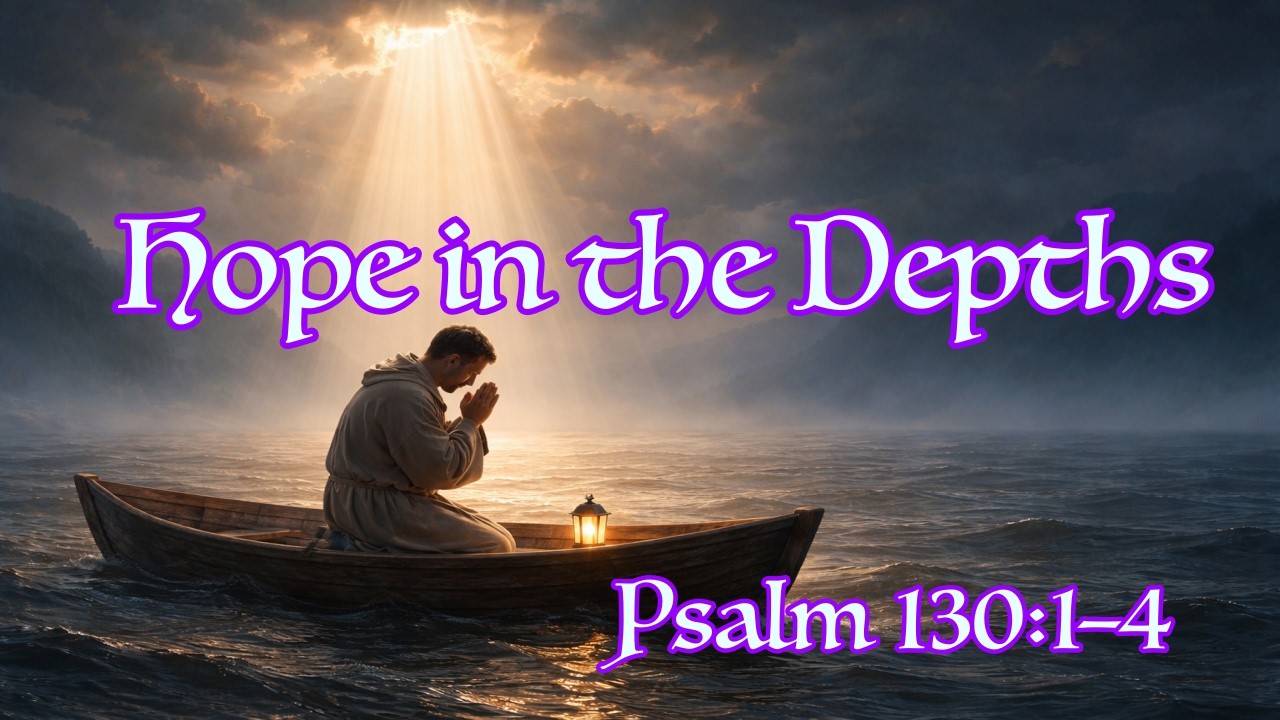 Lenten Journey Day 7Hope in the Depths, Psalm 130:1–4 | Lenten Reflection, TodaysWord,#TodaysPrayer,