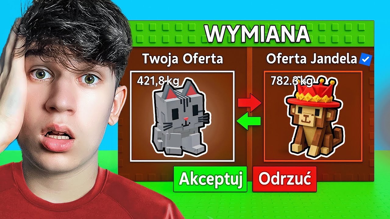 Wymieniam od KOTA do JANDEL MONKEY w GROW a GARDEN!😲