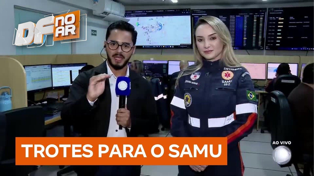 Trotes para o SAMU continuam e geram preocupação no Distrito Federal | DF no Ar