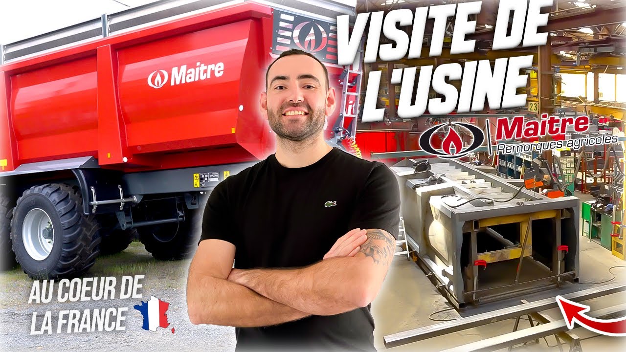 JE DÉCOUVRE L'USINE MAITRE ! 🇫🇷 Constructeur de BENNES, PLATEAUX et ÉPANDEURS !