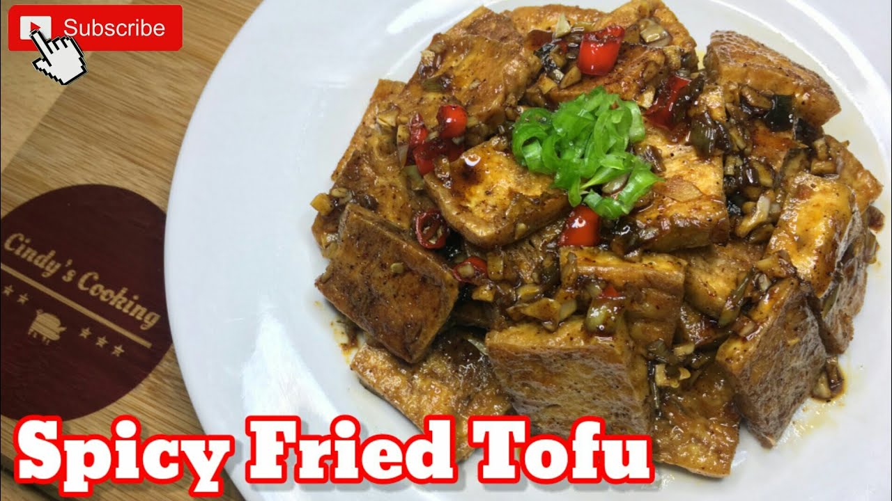Spicy Fried Tofu | Murang Ulam | Cindy's Cooking