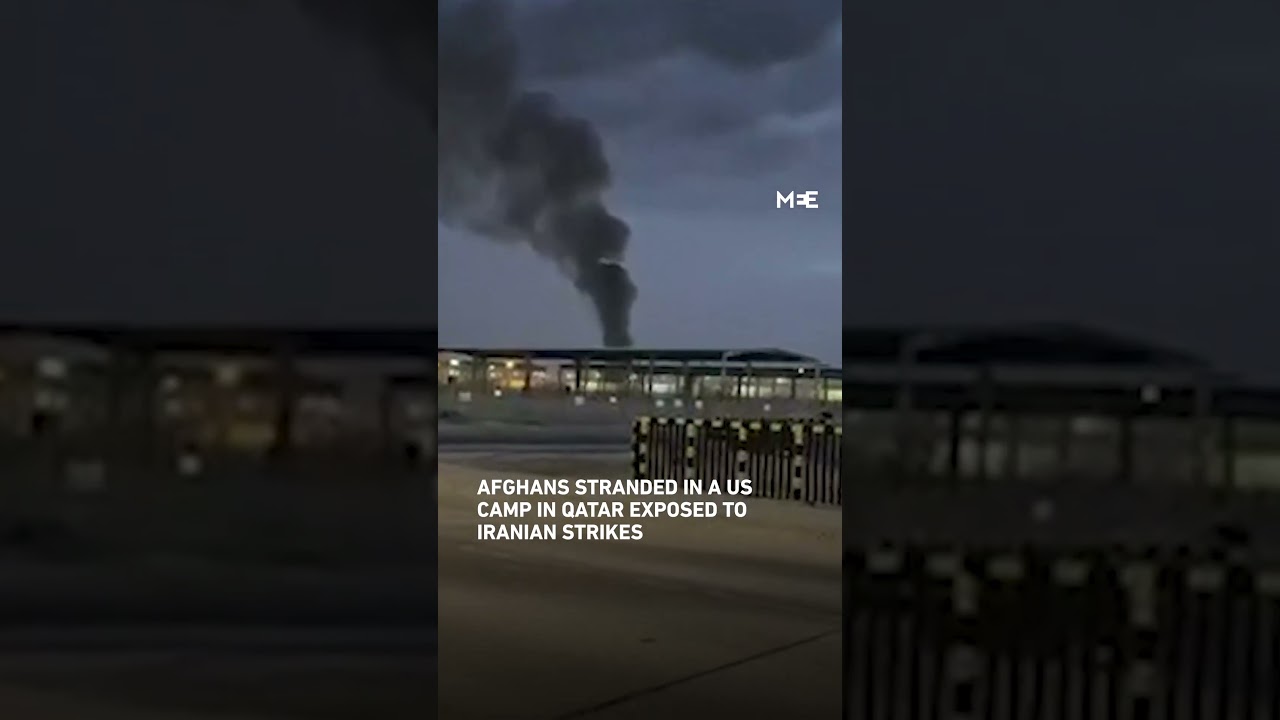 Afghans stranded in US camp in Qatar exposed to Iranian strikes