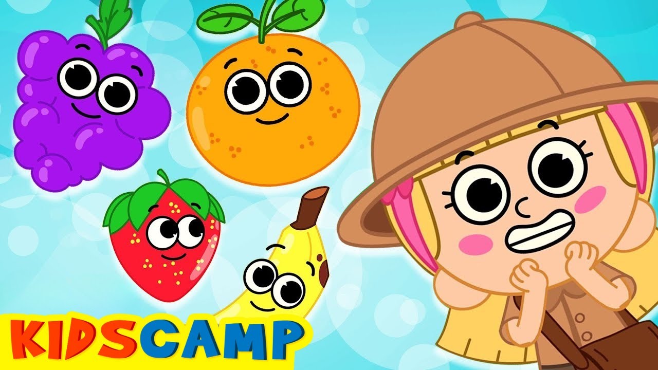 🍊 Cute Fruits Song | Fruits For Kids | KidsCamp Nursery Rhymes
