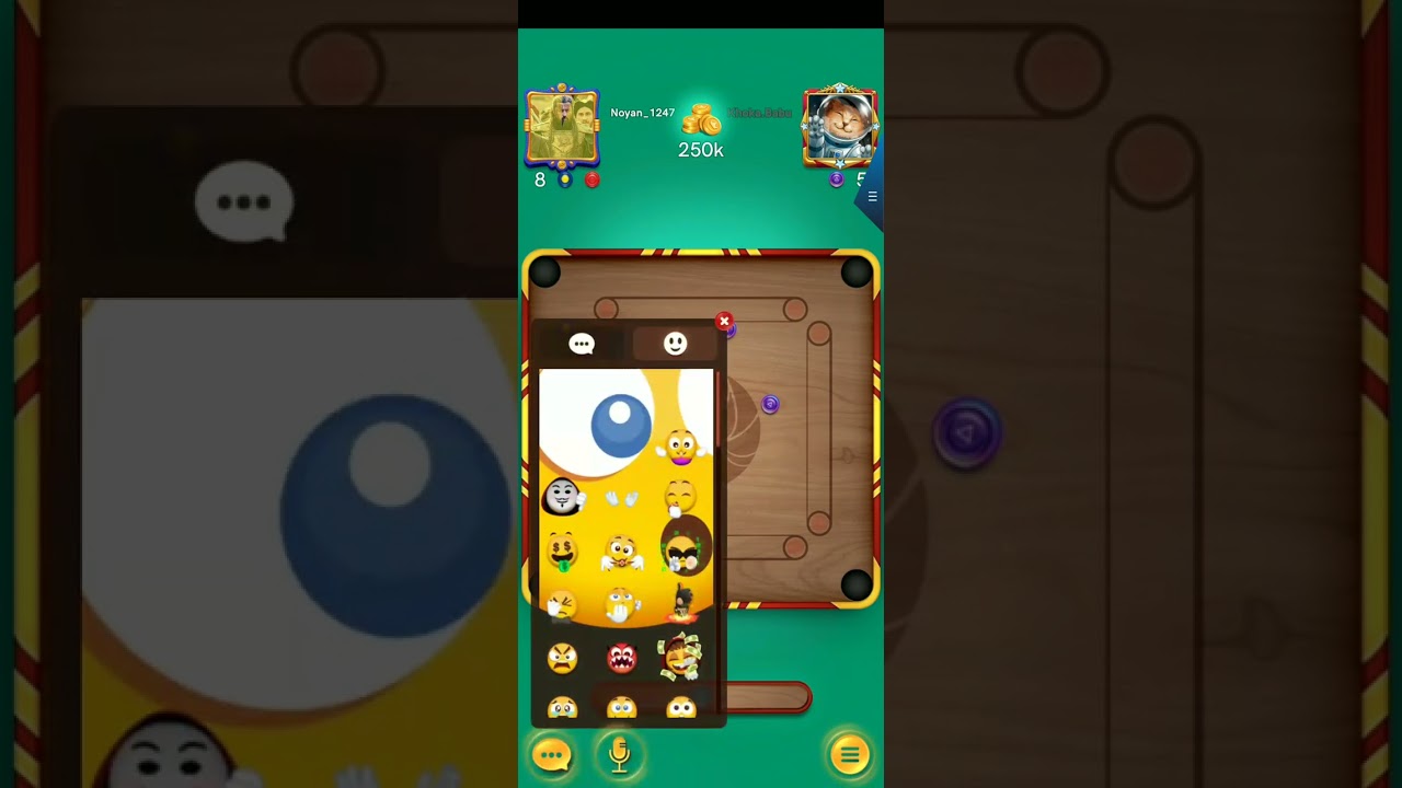 Carrom pool funny gameplay | Cairo gellary funny opponent 