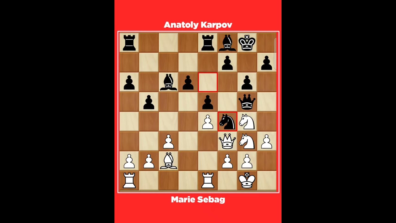 Marie Sebag vs Anatoly Karpov √ 3rd Karpov Trophy Blitz, 2014.