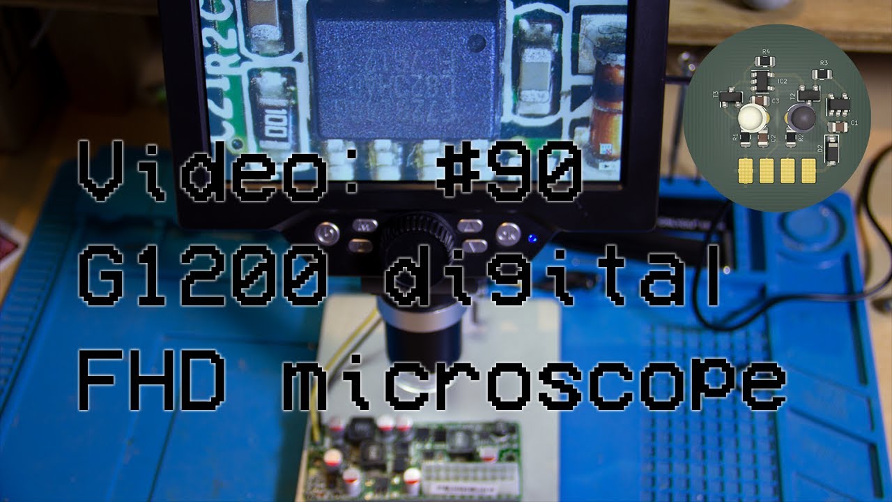 #90 G1200 Full HD 🎥 цифровой микроскоп 🔬 распаковка, стоит ли он €40,-?