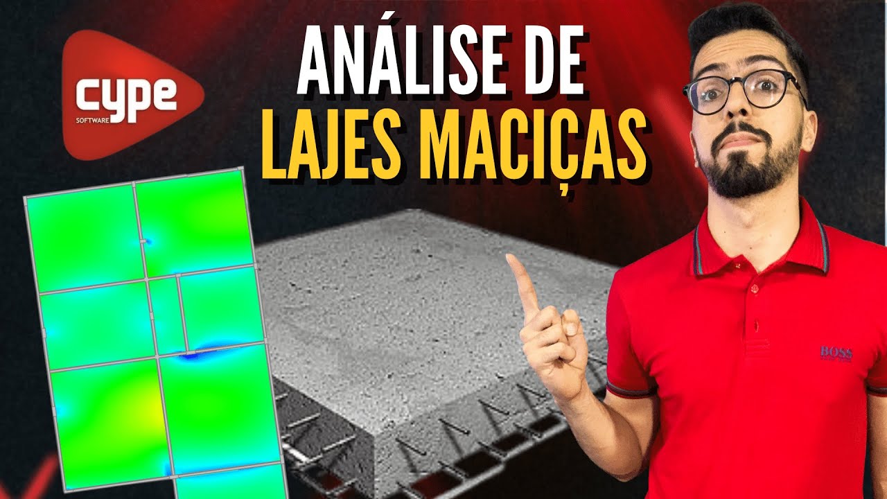 ANÁLISE ESTRUTURAL DE LAJES MACIÇAS NO CYPECAD