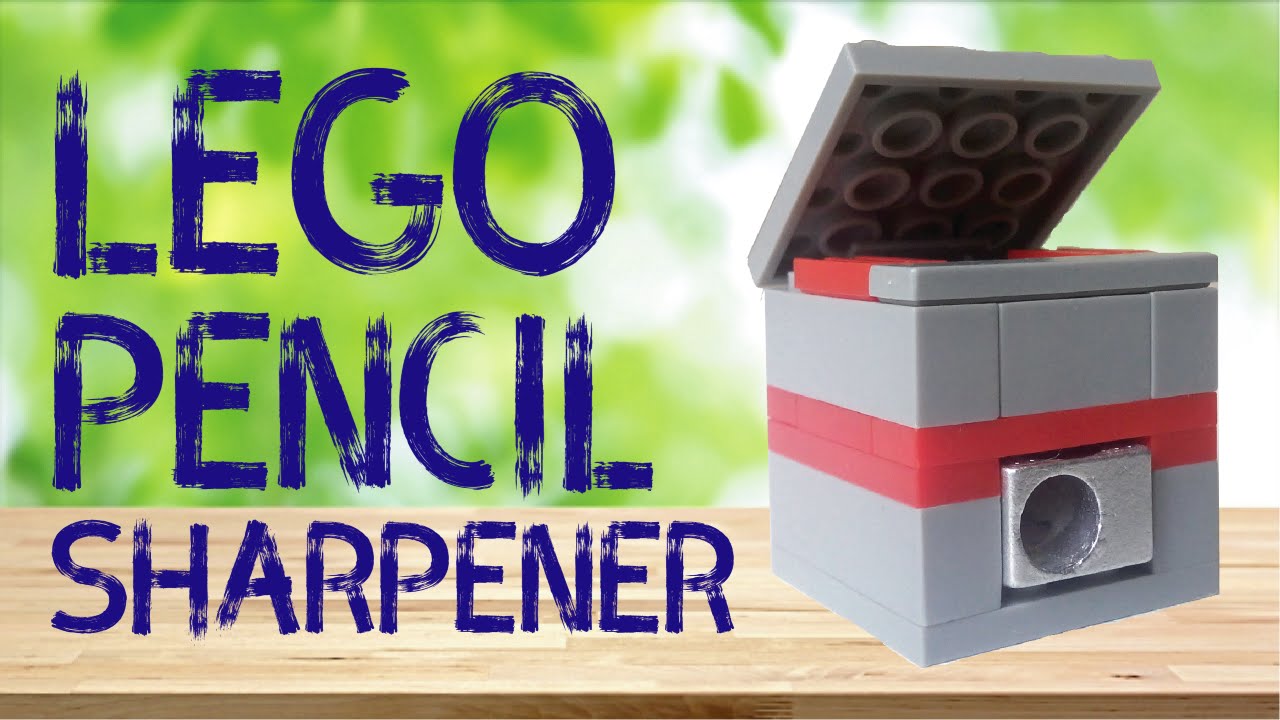 LEGO Pencil Sharpener. LEGO Back to School Life Hacks!