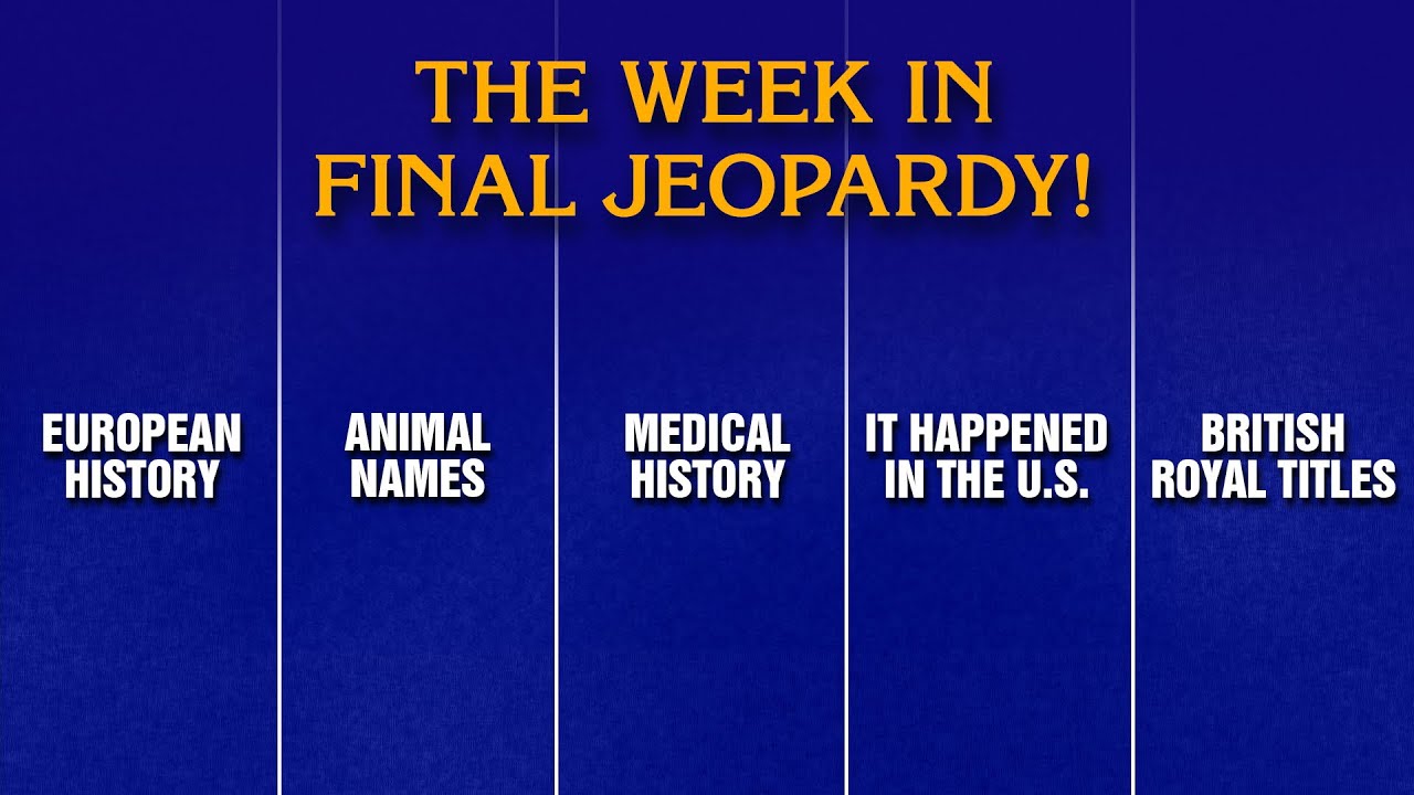 A Week in Final Jeopardy!: 12/29/25-1/2/26 | JEOPARDY!