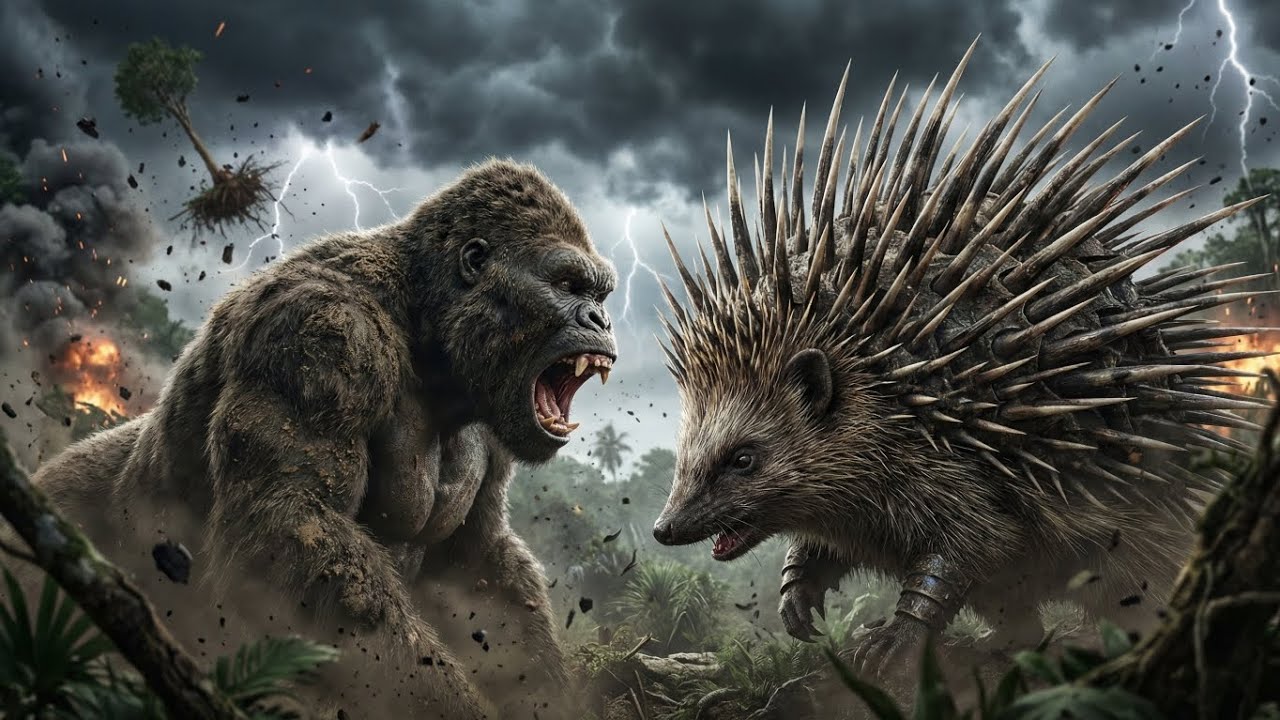 King Kong vs Giant Hedgehog Man: Ultimate Skull Island Monster Battle (Full Movie)