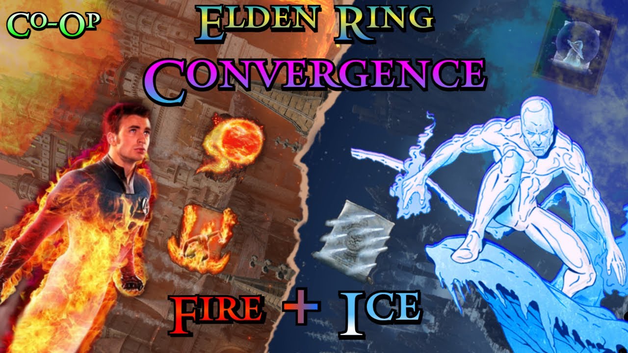 Мы стали ВЛАСТЕЛИНАМИ Огня и Льда в моде Convergence для Elden Ring (кооперативная игра Elden Ring)