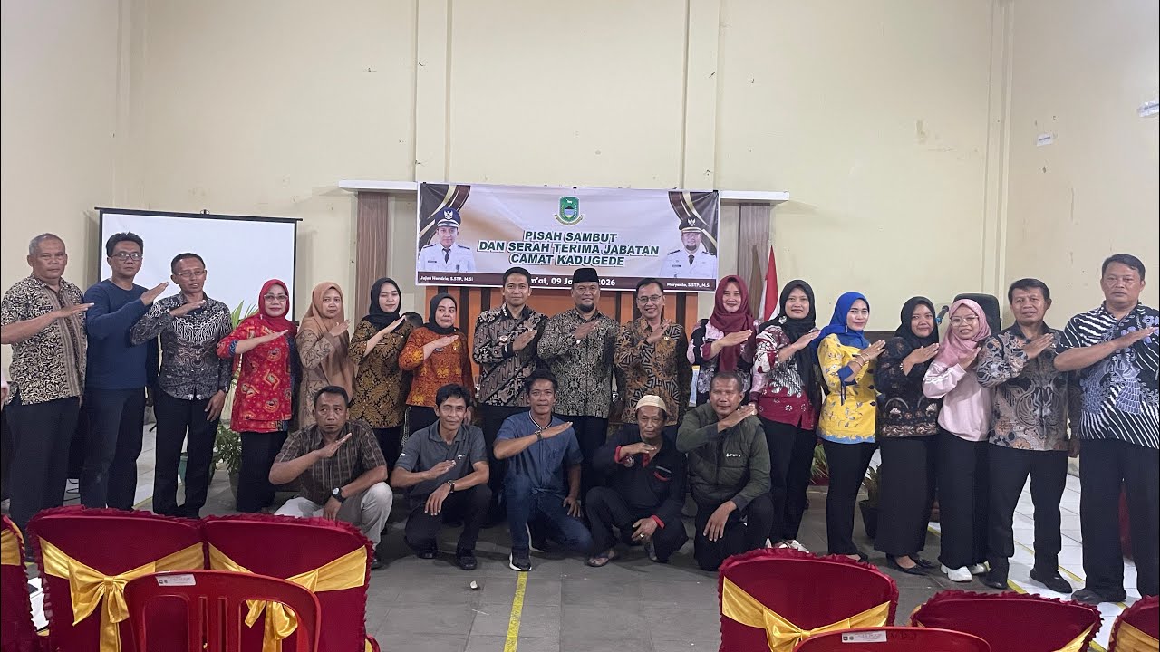 Pisah Sambut & Serah Terima Jabatan Camat Kadugede