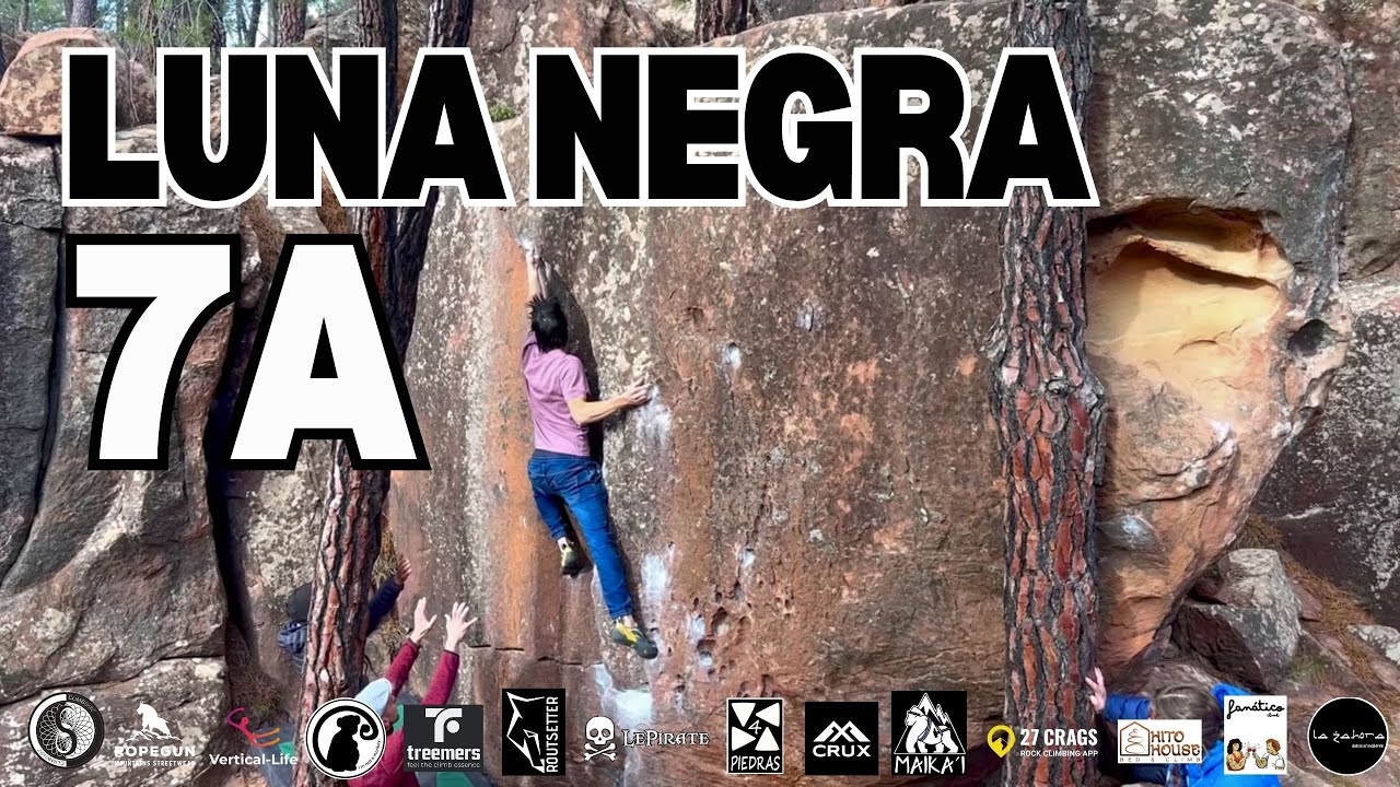 Luna Negra 7A | Albarracín Boulder | Sector Prado del Navazo Oeste