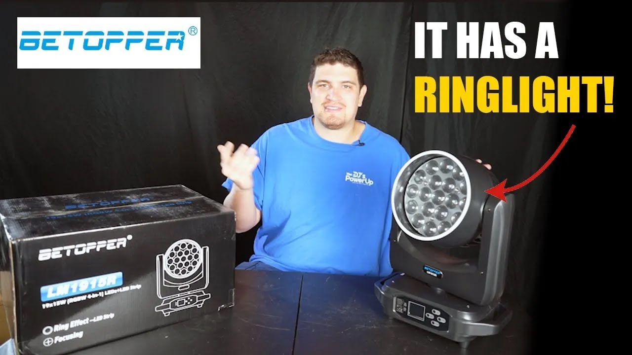 Betopper LM1915R - Powerful RGBW Moving Head Light! 💡✨