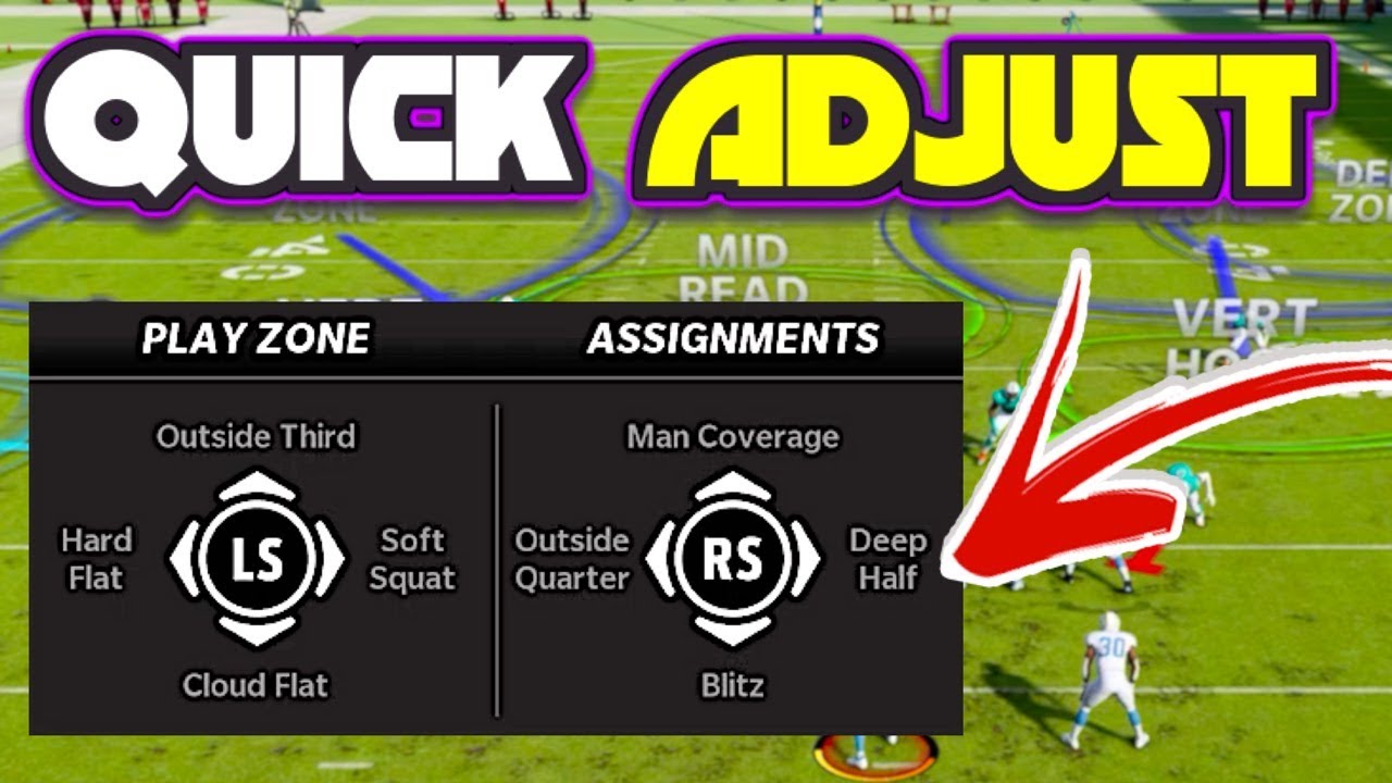 How to QUICK ADJUST LIKE A PRO in Madden 22! BEST Defensive Adjustments! Madden 22 Tips!