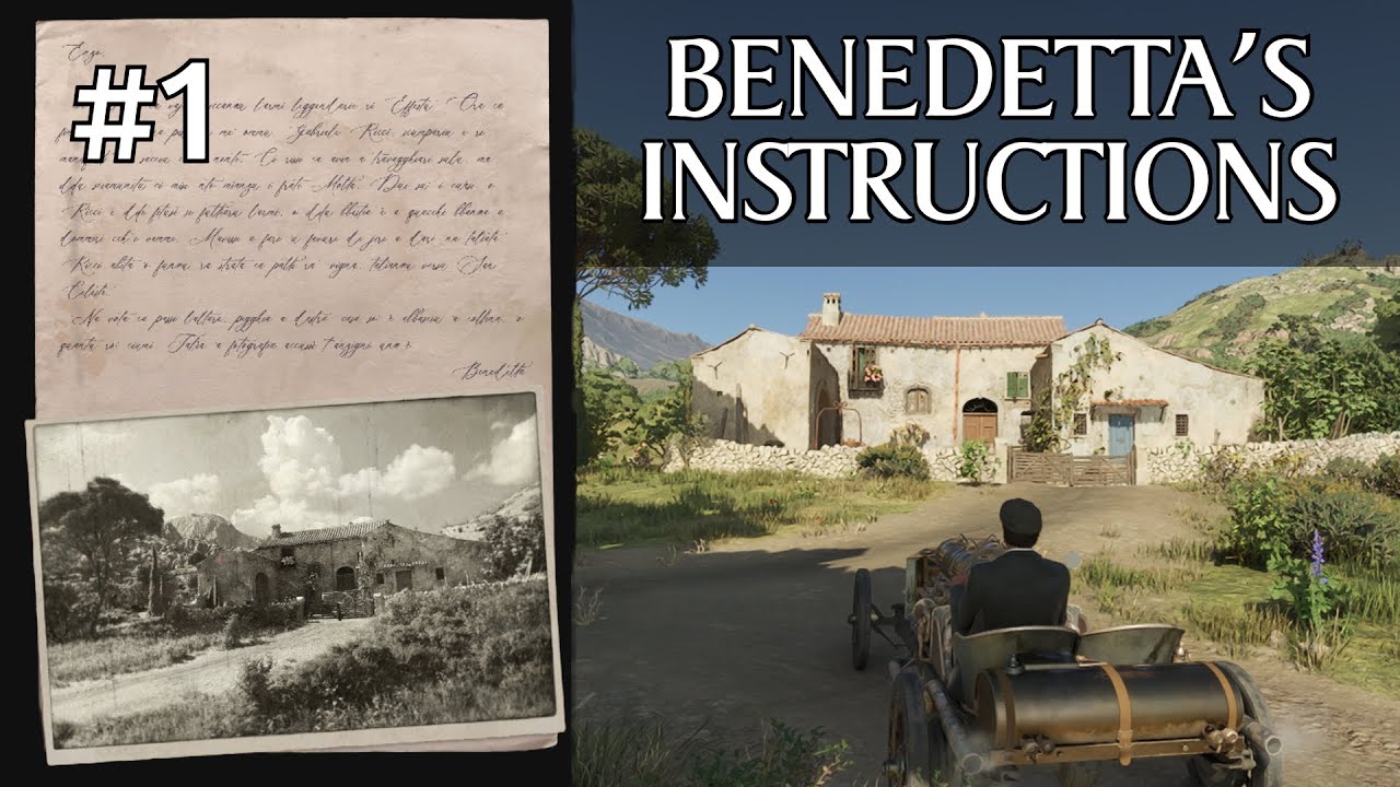 Mafia: The Old Country - Free Ride Note Mission #1 (Benedetta's Instructions)