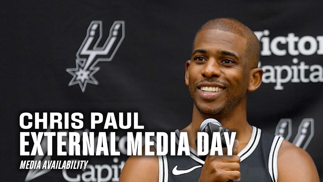 Chris Paul's External Media Day Press Conference | 24-25 San Antonio Spurs