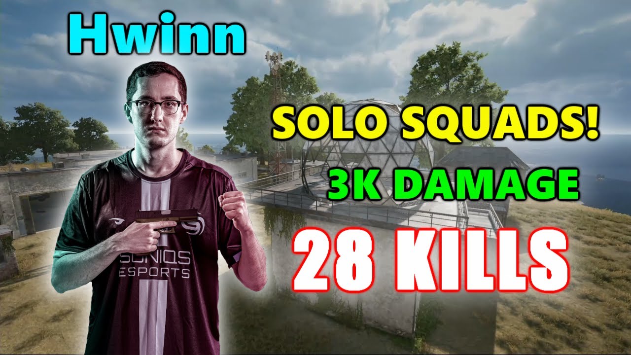 Soniqs Hwinn - 28 убийств (3000 урона) - Соло-команды! - PUBG