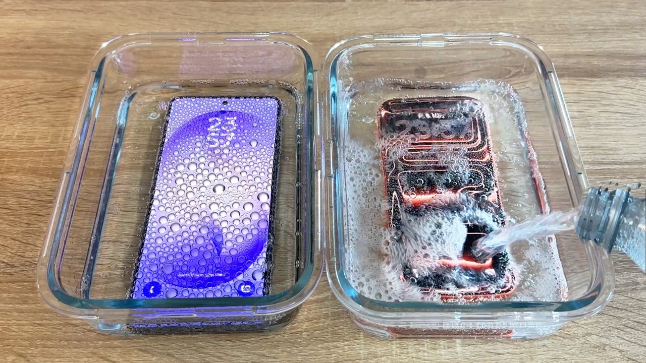 Samsung Galaxy S26 Ultra vs iPhone 17 Pro Max - Sparkling Water FREEZE Test!