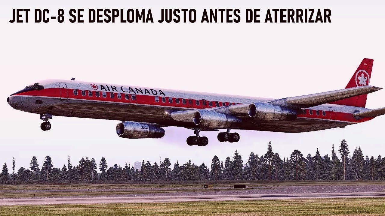 Avión se Desploma Justo Antes de Aterrizar en Toronto - Vuelo Air Canada 621